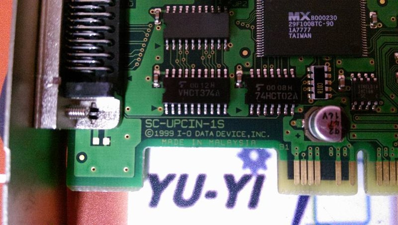 I-O DATA 50 PIN SCSI CARD SC-UPCIN-IS - PLC DCS SERVO Control